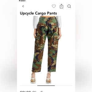 RE DONE up cycle cargo pants